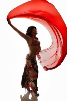 flower bellydance costume eleni